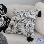 SOGA 2X 45cm Bold Abstract Black & White Pillowcase