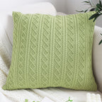 SOGA 45cm Cable Knit Fresh Pillowcase