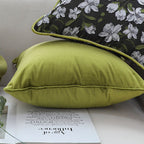 SOGA 45cm Olive Green Velvet Pillow Cover