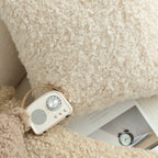 SOGA 2X 45cm Luxe Cream Bouclé Pillowcase