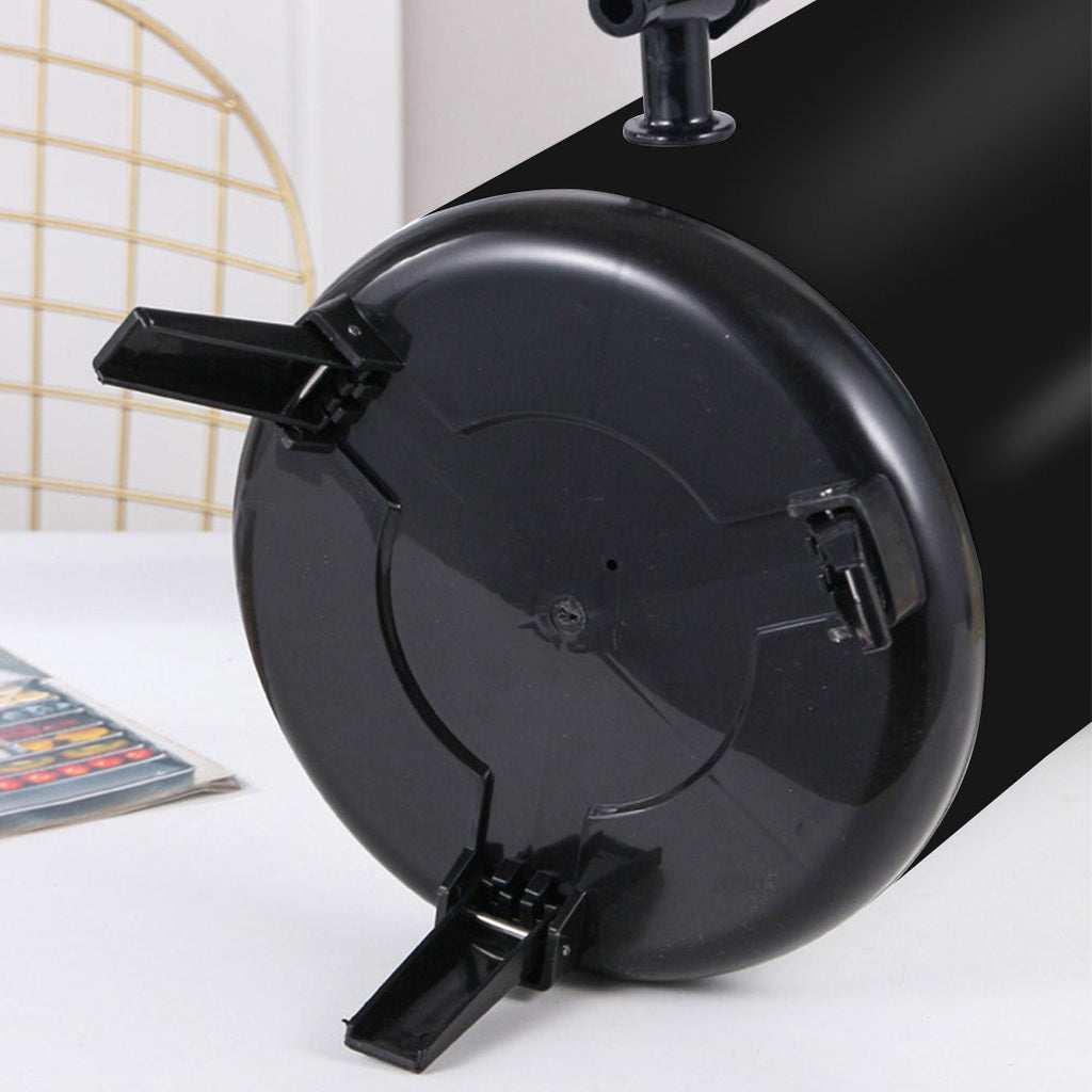 SOGA 4.2 gal Stainless Steel Insulated Milk Tea Barrel Hot and Cold Beverage Dispenser Container with Faucet Black