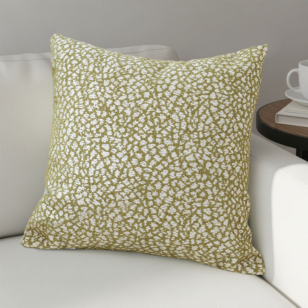 SOGA 45cm  Modern Olive Green Pillowcase – Textured Style for Any Space