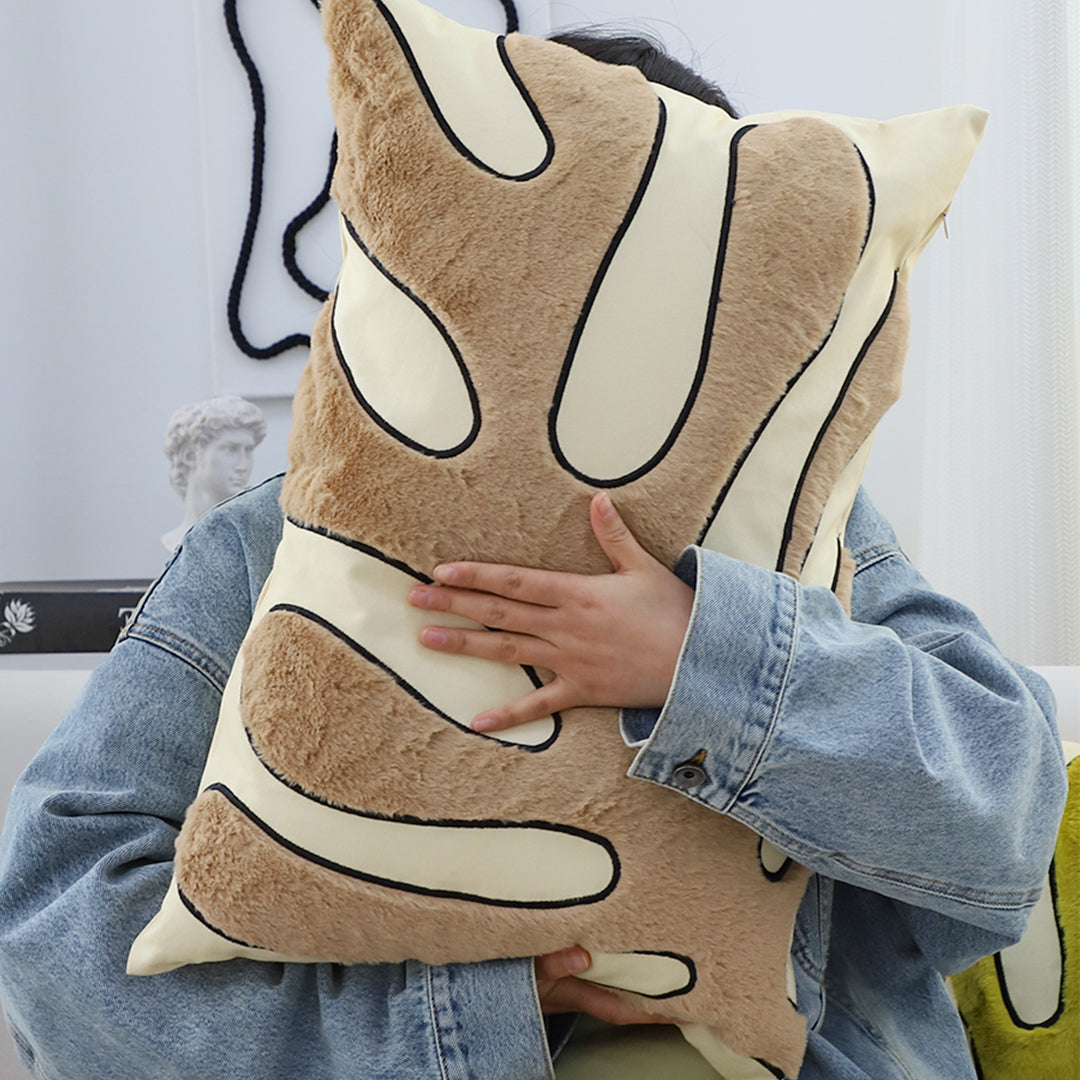 SOGA 38x60cm Coral Branch Pillowcase (Beige)