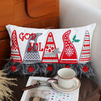 SOGA 30x50cm White Christmas Rectangular Pillowcase with design