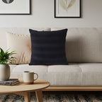 SOGA 45cm Luxurious Black Velvet Polyester Throw Pillow Cover