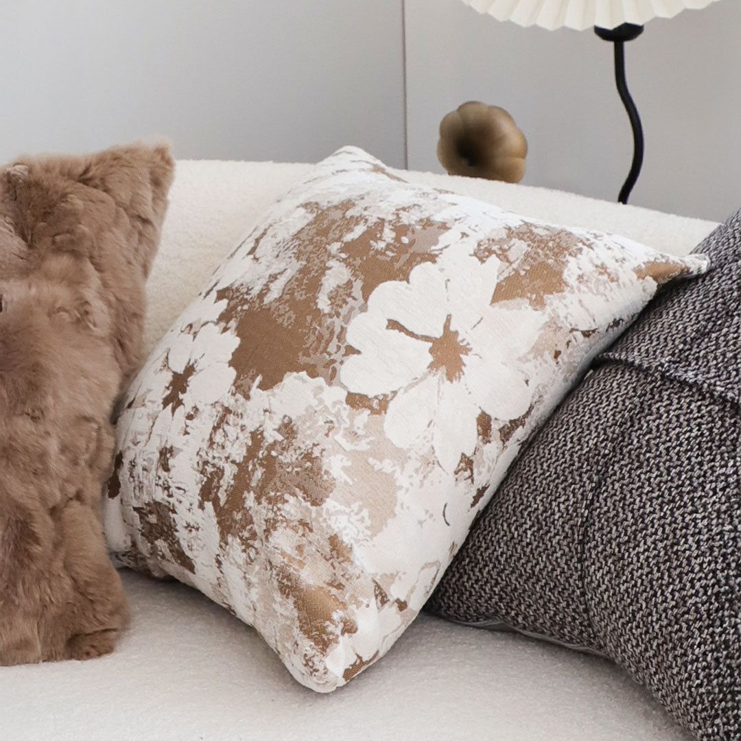 SOGA 45cm Rustic Bloom Square Pillowcase