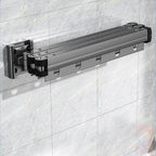 SOGA 2X 50.2 in Wall-Mounted Clothing Dry Rack – Retractable Space-Saving Foldable Hanger
