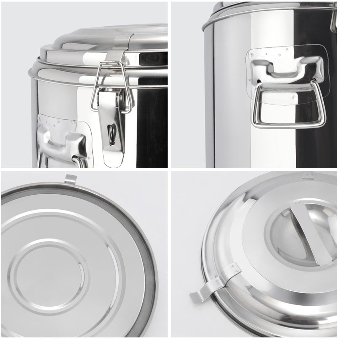 SOGA 22L Stainless Steel Insulated Stock Pot Hot & Cold Beverage Container