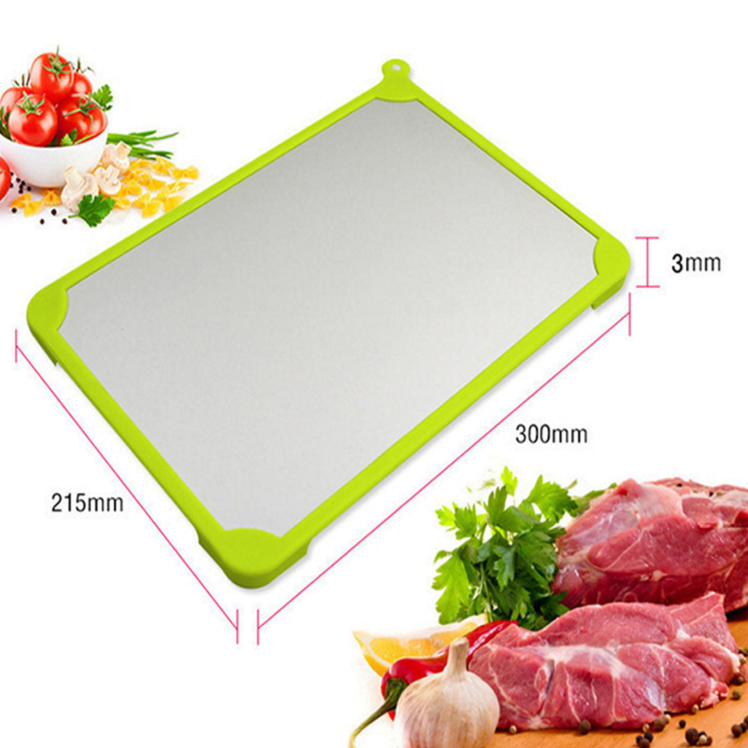 SOGA Kitchen Fast Defrosting Tray The Safest Way to Defrost Meat or Frozen Food