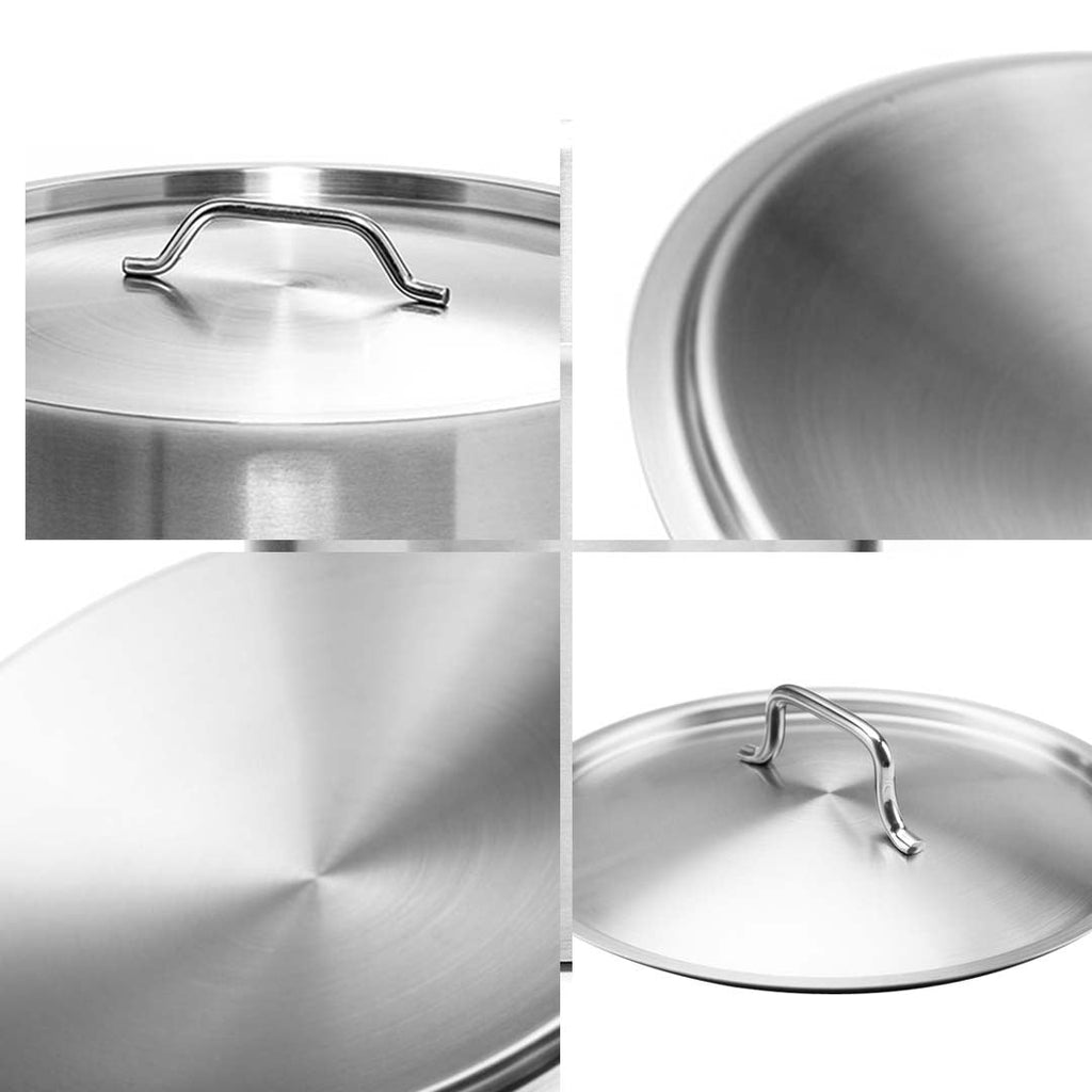SOGA 60cm Top Grade Stockpot Lid Stainless Steel Stock pot Cover