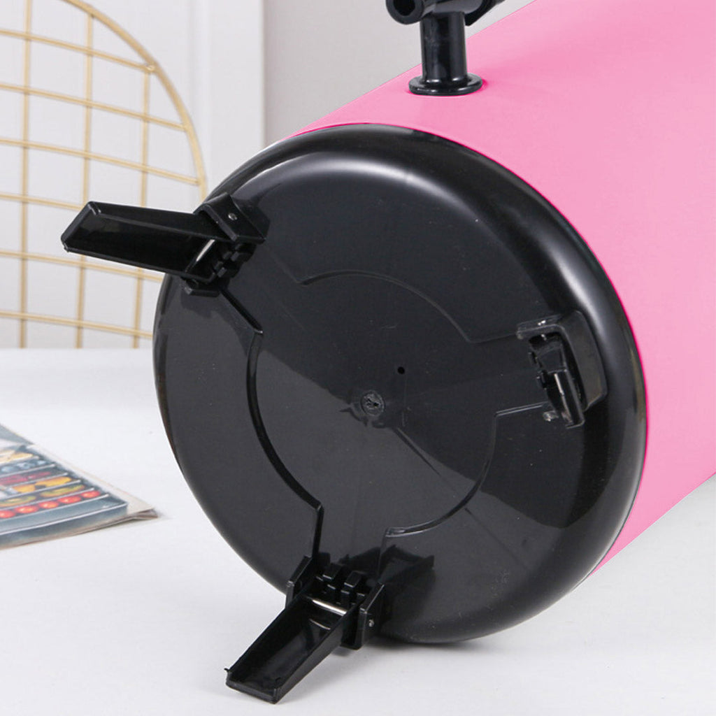 SOGA 4X 2.6 Gal Stainless Steel Insulated Milk Tea Barrel Hot and Cold Beverage Dispenser Container with Faucet Pink