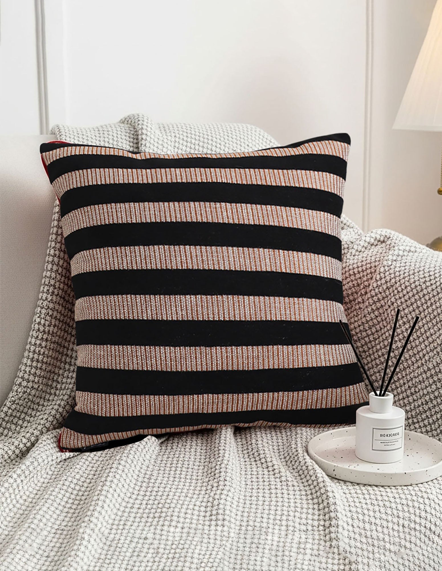 SOGA 2X 45cm Modern Checkered Pillowcase