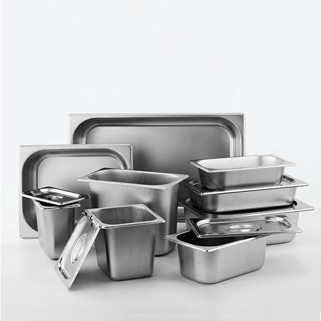 SOGA 12X Gastronorm GN Pan Full Size 1/1 GN Pan 15cm Deep Stainless Steel Tray