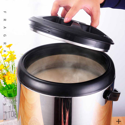 SOGA 8X 14L Portable Insulated Cold/Heat Coffee Tea Beer Barrel Brew Pot With Dispenser