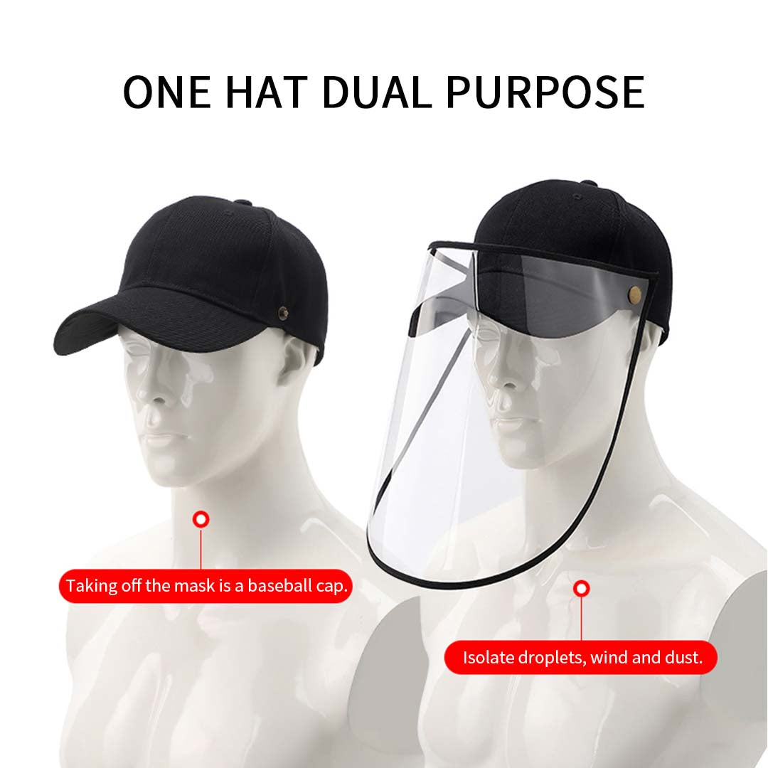 Buy Protective Hat Online Australia | Protection Hat | Anti-Fog Pollution Dust Saliva Protective Cap | Full Face HD Shield Cover for Adults and Kids