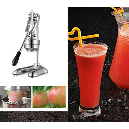 SOGA 2x Stainless Steel Manual Juicer Hand Press Juice Extractor Squeezer Orange Citrus