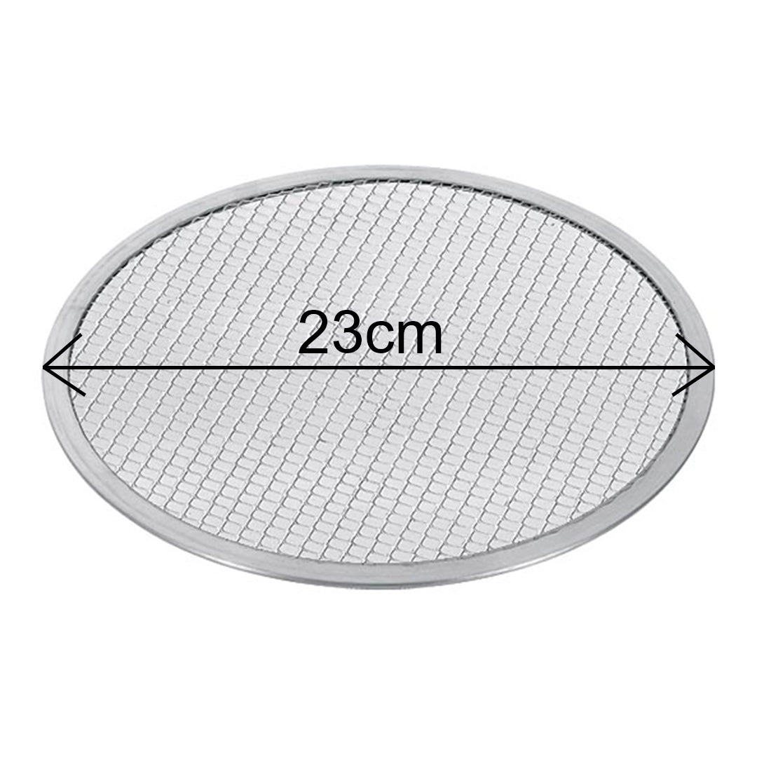 SOGA 9-inch Round Seamless Aluminium Nonstick Commercial Grade Pizza Screen Baking Pan