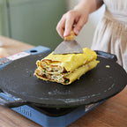 SOGA Cast Iron Induction Crepes Pan Baking Cookie Pancake Pizza Bakeware