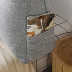 SOGA 4X 180cm Silver Triangular Wedge Bed Pillow Headboard Backrest Bedside Tatami Cushion Home Decor