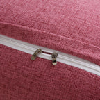 SOGA 70.9in Crabapple Red Triangular Wedge Bed Pillow Headboard Backrest Bedside Tatami Cushion Home Decor