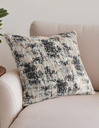 SOGA 2X 45cm Black & Beige Textured Pillowcase