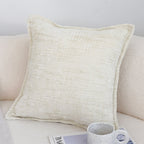 SOGA 2X 45cm Cozy Cream Textured Throw Pillowcase