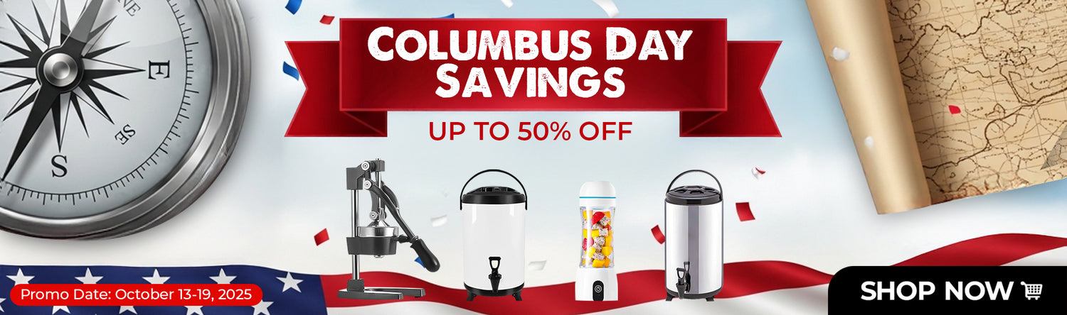 Columbus Day Savings – Up to 50% OFF