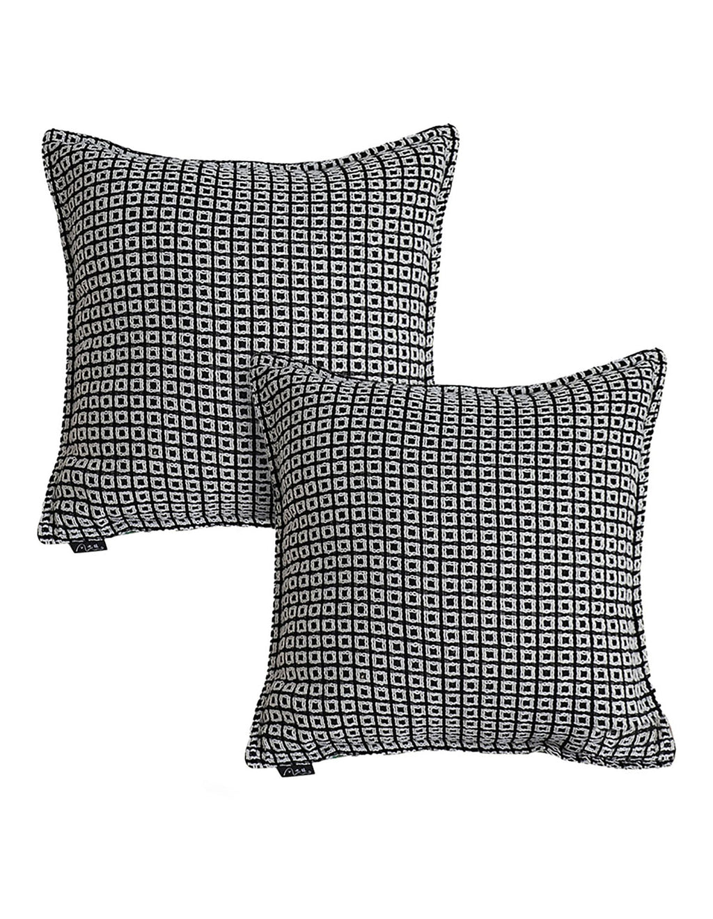 SOGA 2X 45cm Monochrome Black & White Decorative Polyester Pillowcase