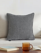 SOGA 2X 45cm Monochrome Black & White Decorative Polyester Pillowcase