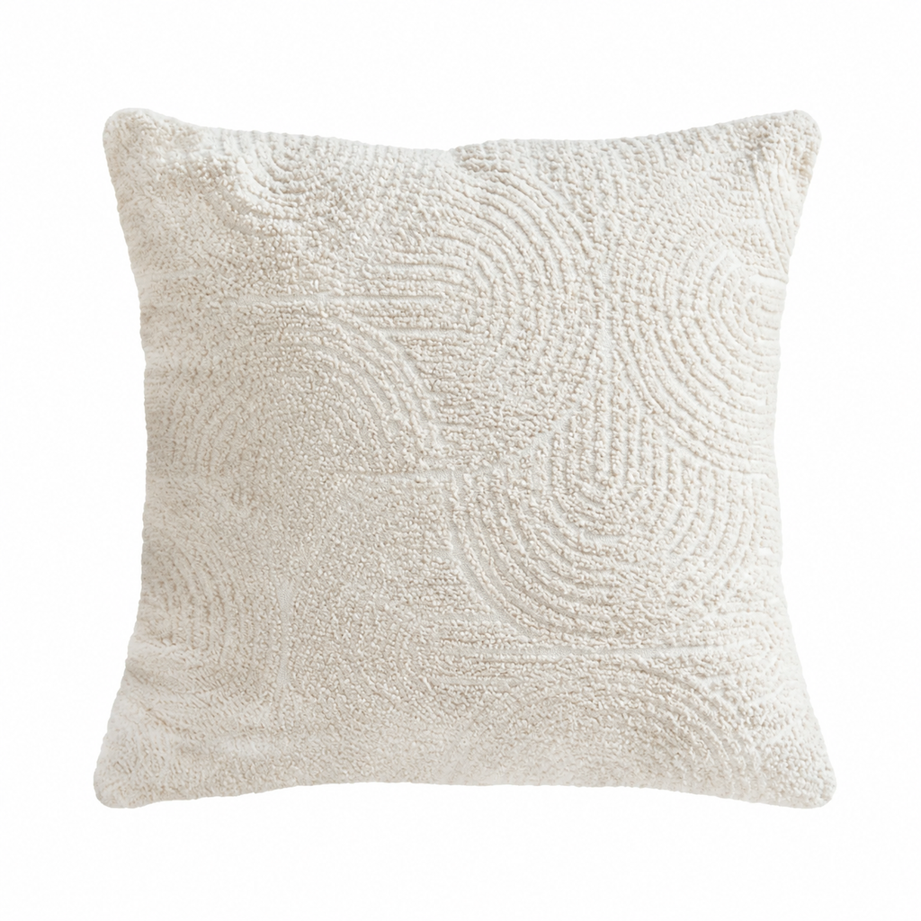 SOGA 45cm Gray Geometric Plush Pillowcase