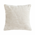 SOGA 45cm Gray Geometric Plush Pillowcase