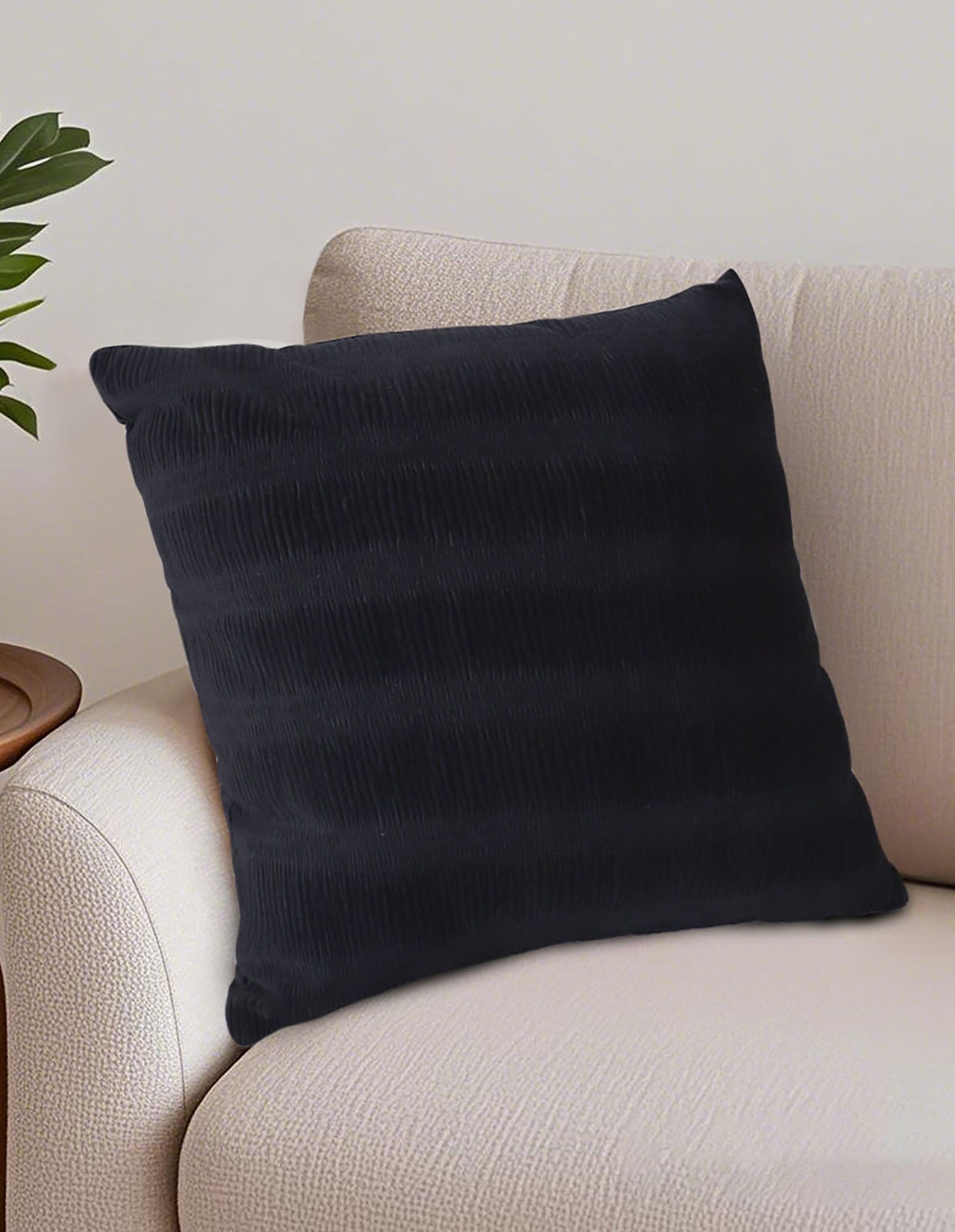 SOGA 2X  45cm Abstract Brown/Orange Velvet Polyester Throw Pillow Cover