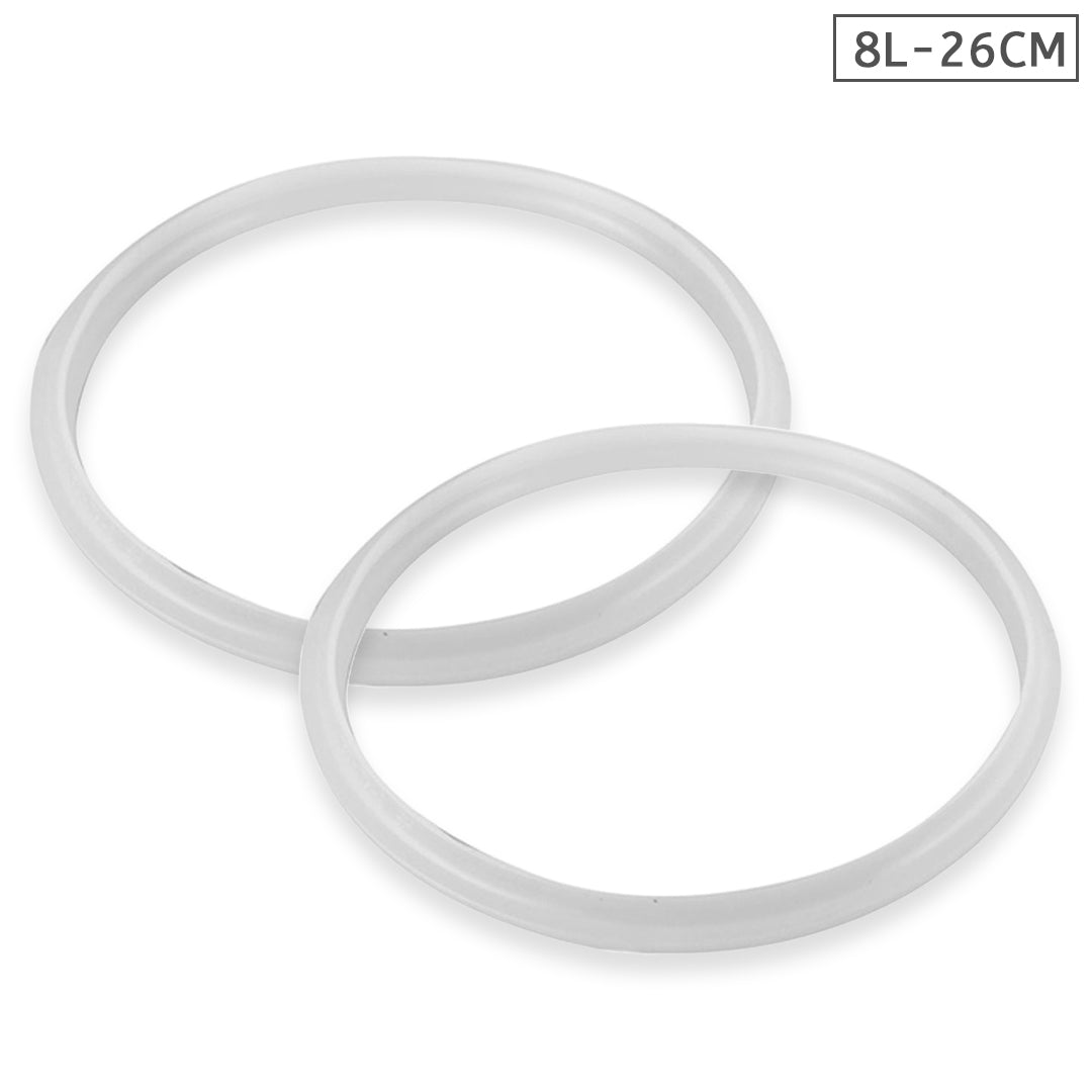 2X 8L Silicone Pressure Cooker Rubber Seal Ring Replacement Spare Parts