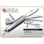 SOGA Multi Function Army Knife Tool Swiss Style 102