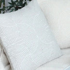 SOGA 45cm Gray Geometric Plush Pillowcase