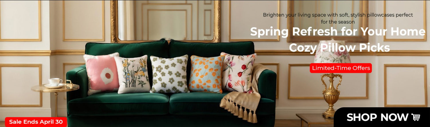 Spring Refresh for Your Home: Cozy Pillow Picks